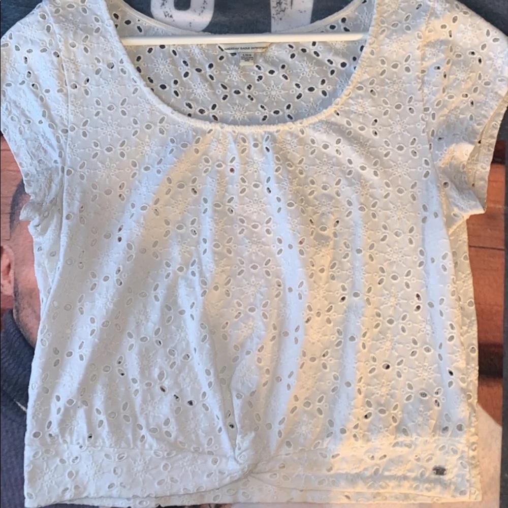 White American Eagle top
